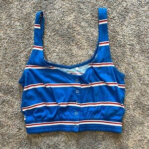 Red white and blue tank